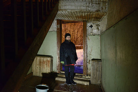 Жительница одного из аварийных домов на Кегострове Тамара Ильинична.