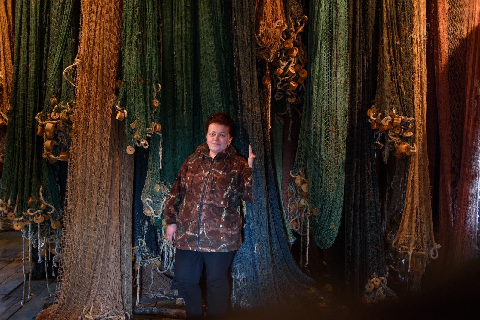 Кладовшица колхозного склада Надежда Малыгина, с.Койда