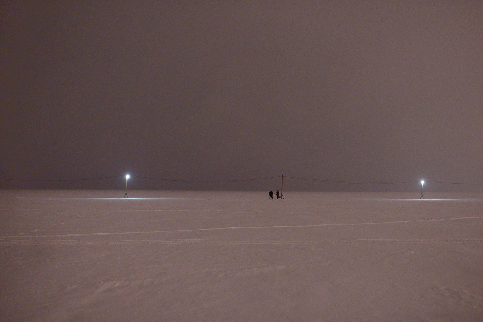 Ледовая переправа через Сев.Двину.