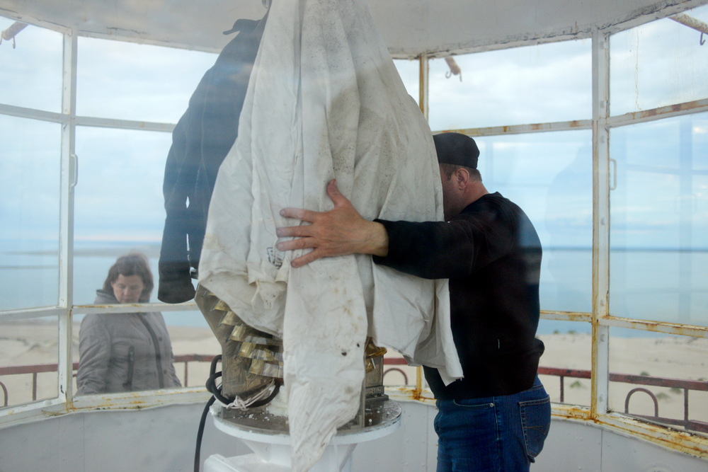 Алексей потомственный маячник. Проработал на маяке около 30 лет. После перехода на автоматику сократили.