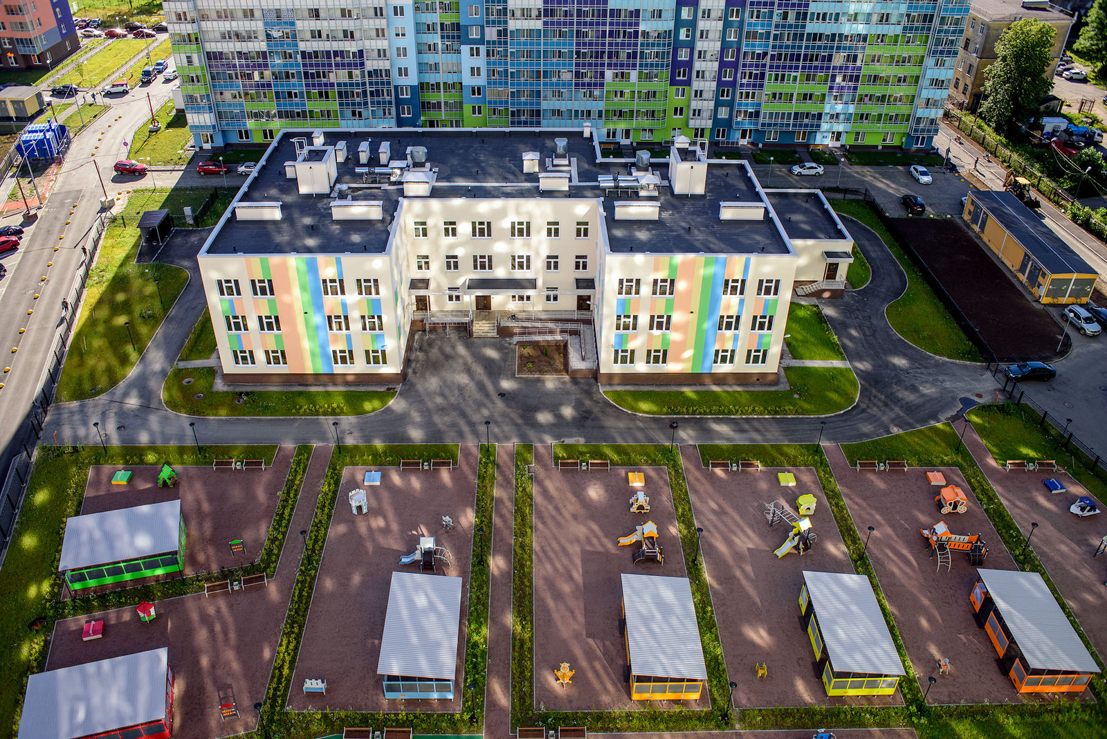 Территория ЖК "ЗимаЛето" на пр.Энергетиков.