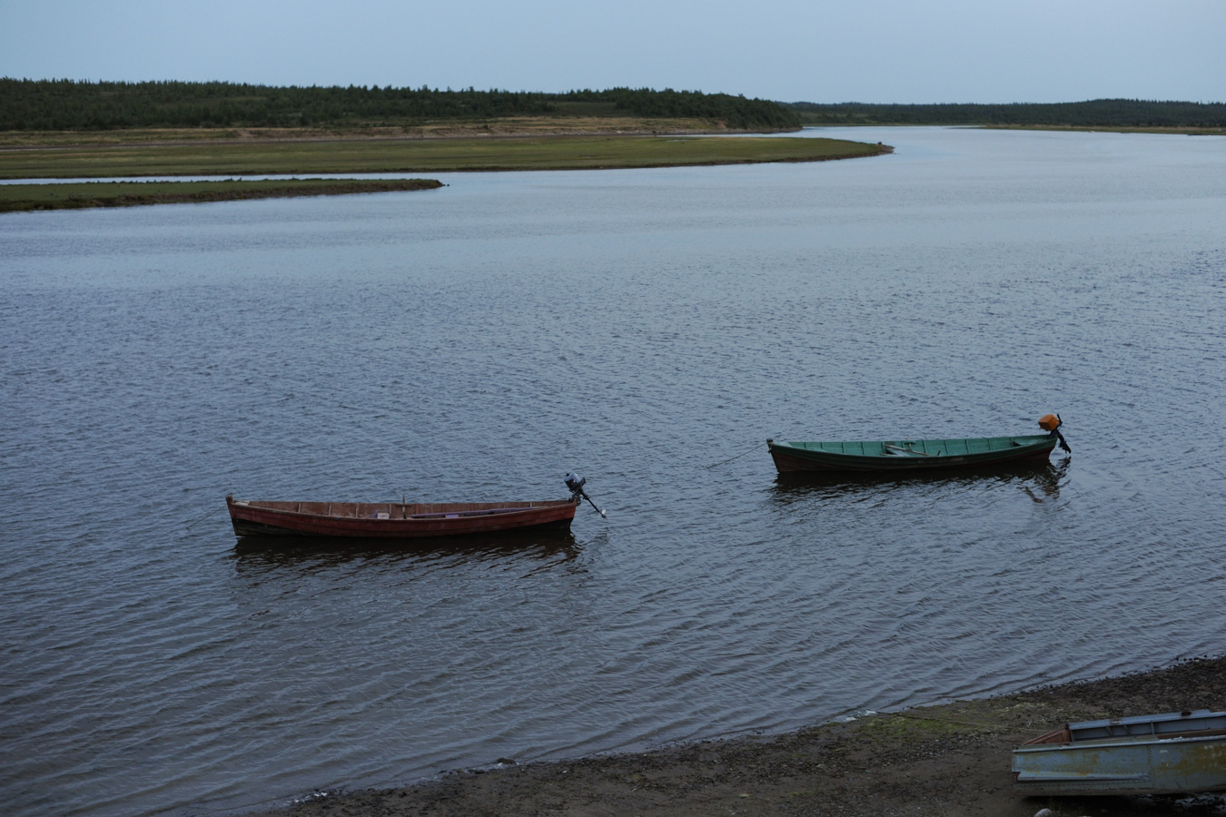 Село Ручьи, Зимний берег