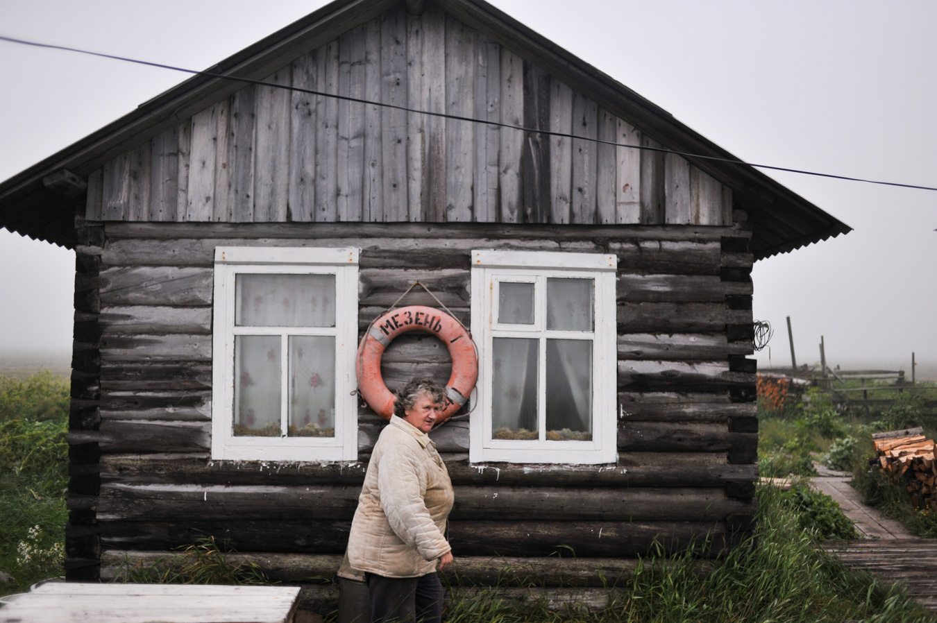 Постоянная жительница хутора Това.