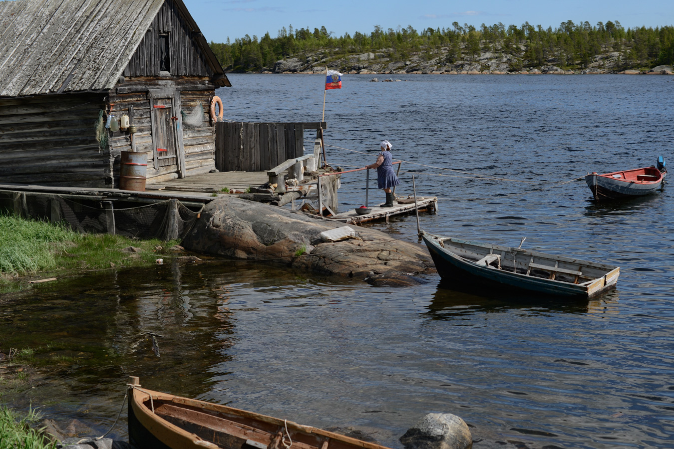 Карелия, Карельский берег Белого моря, с.Гридино.