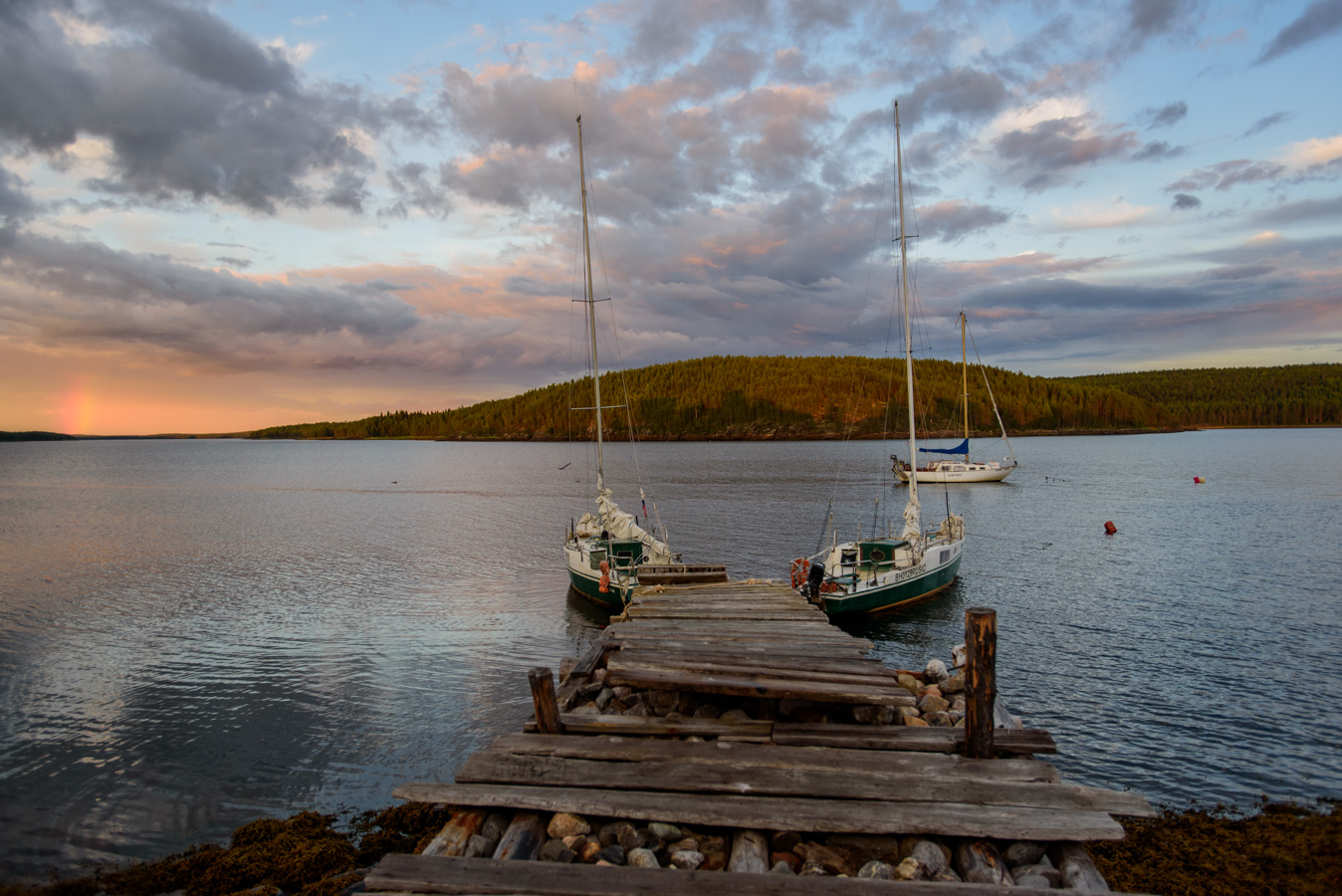 причал в г.Чупа