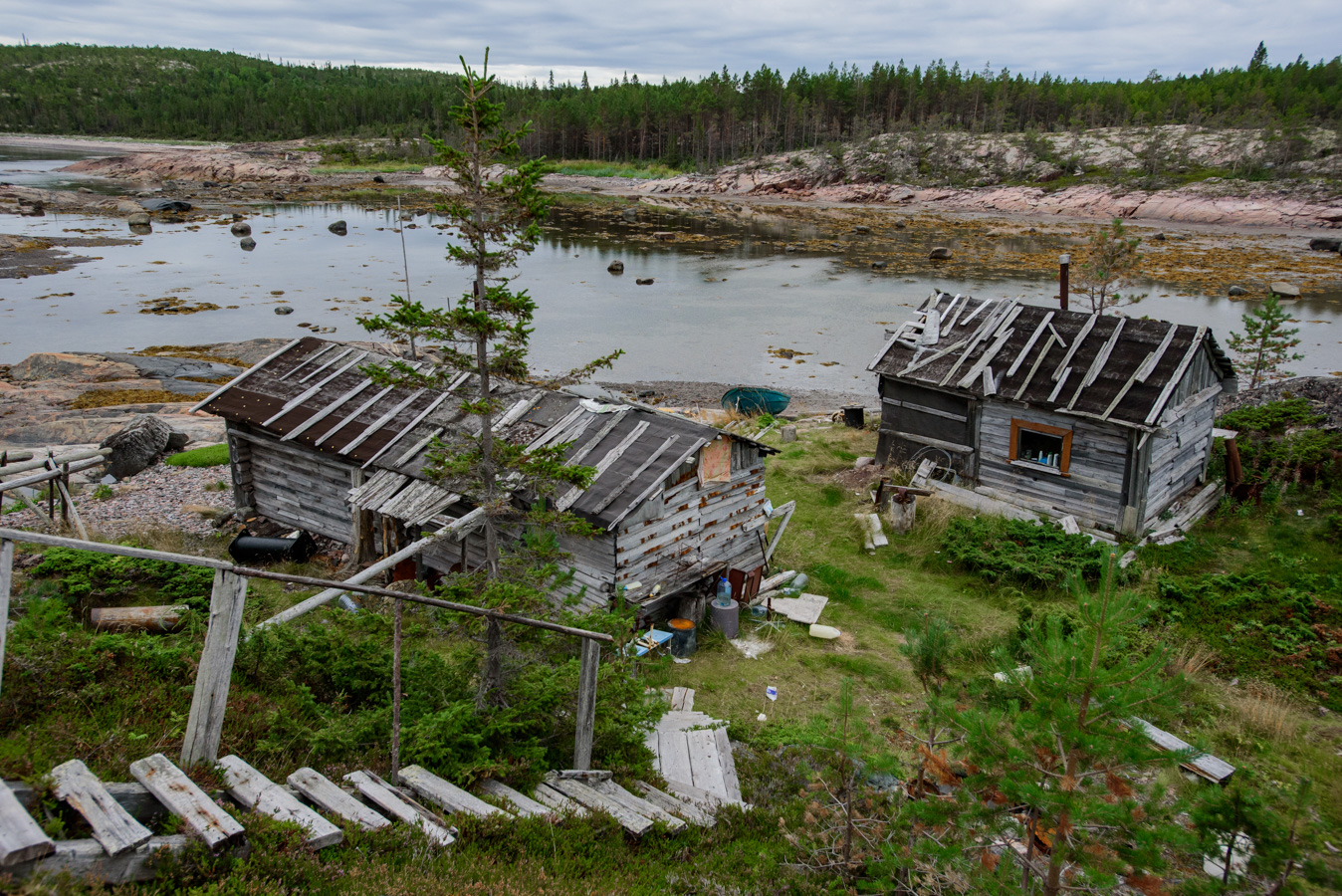 Карельский берег. От мыса Шарапов на Гридино