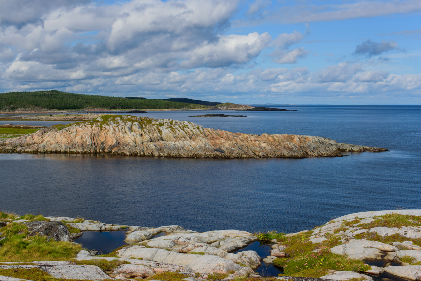Карельский берег. От мыса Шарапов на Гридино