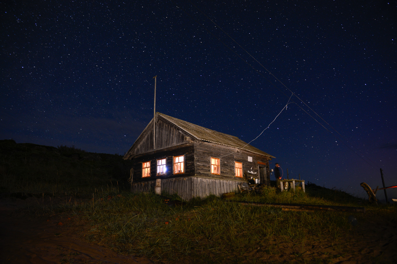 Тоня между Яреньгой и Лопшеньгой.