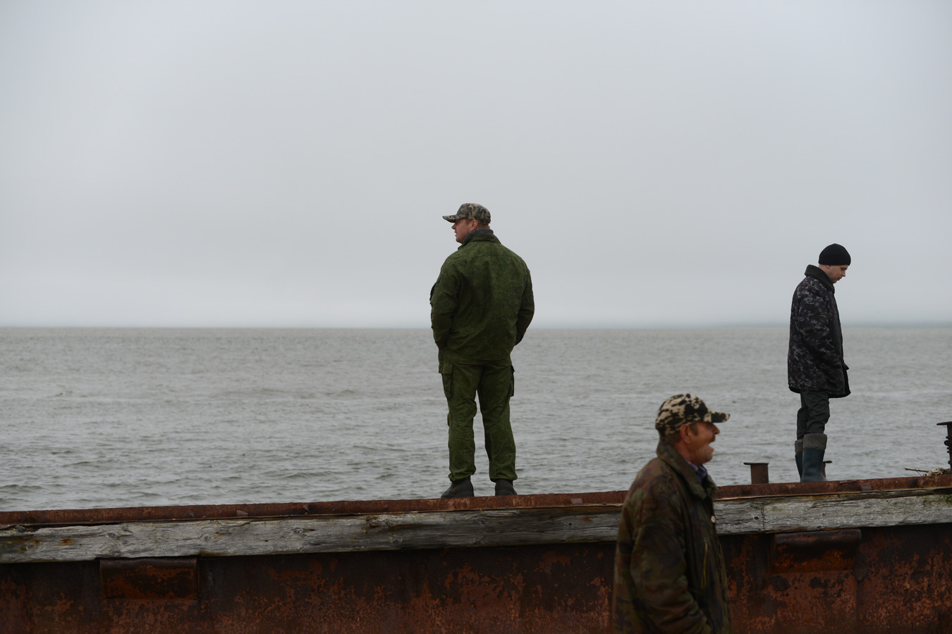 в ожидании парома в Унской губе