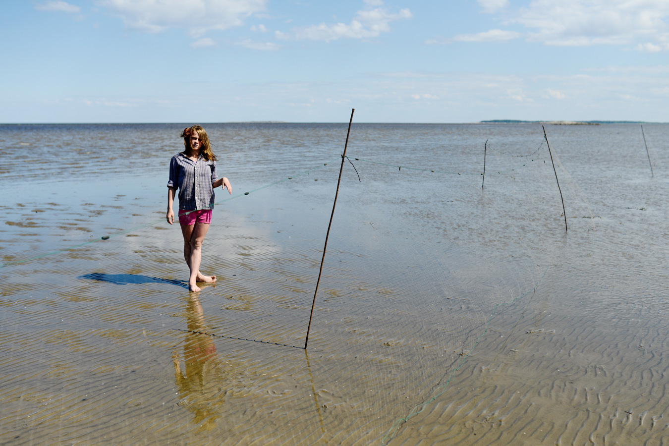 Поморский берег Белого моря, с.Унежма. Ариша из Архангельска.