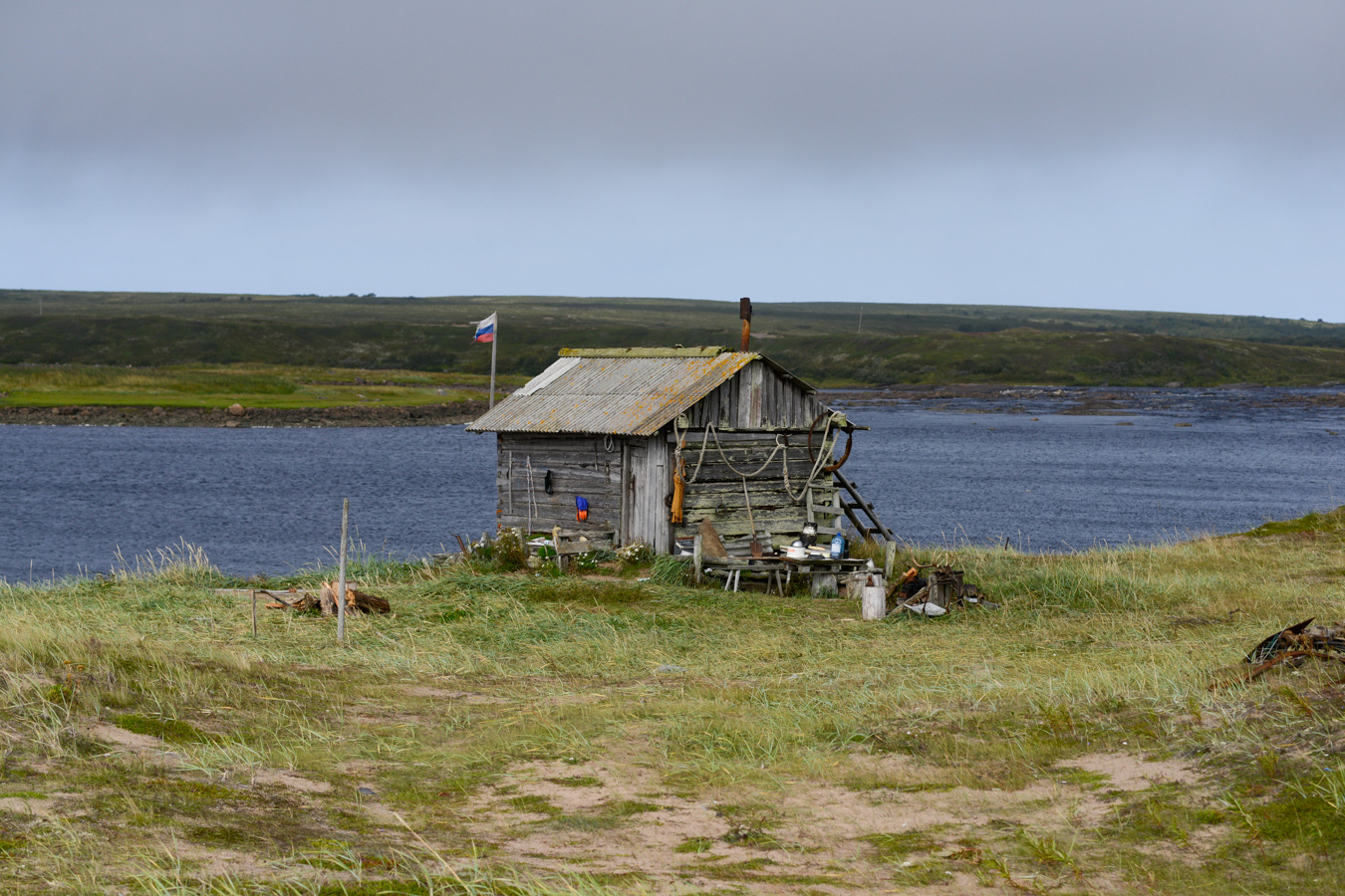 Рыбацкая изба на р.Пулоньга